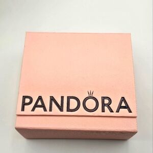 Pink Authentic Pandora Gift Box With Pandora Tissue Paper